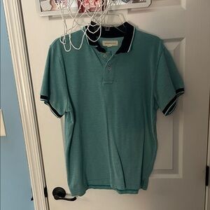 Aeropostale Teal Short Sleeve Polo Shirt
